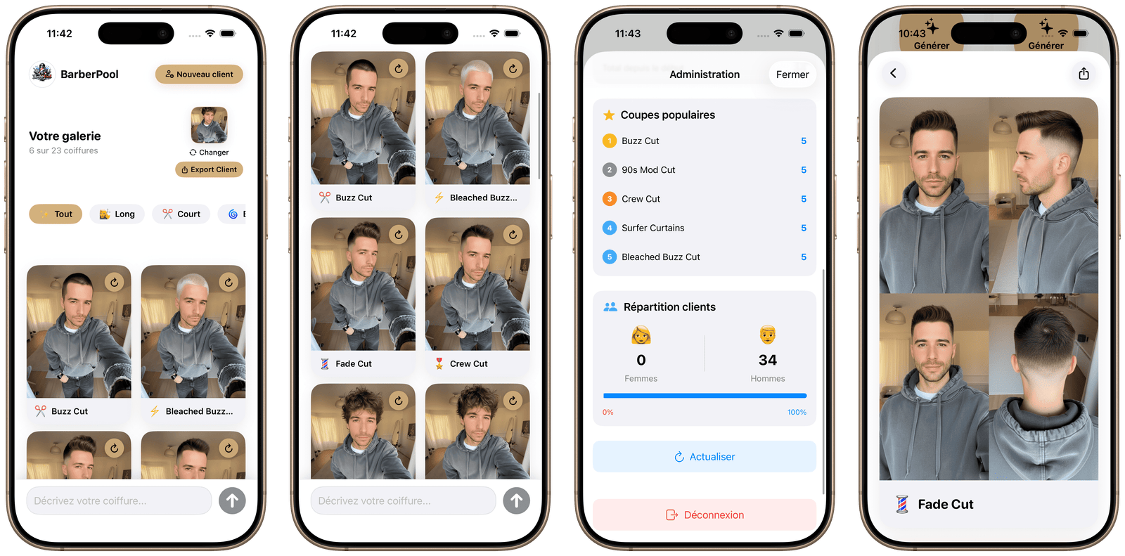 AI Haircuts Pro screenshot