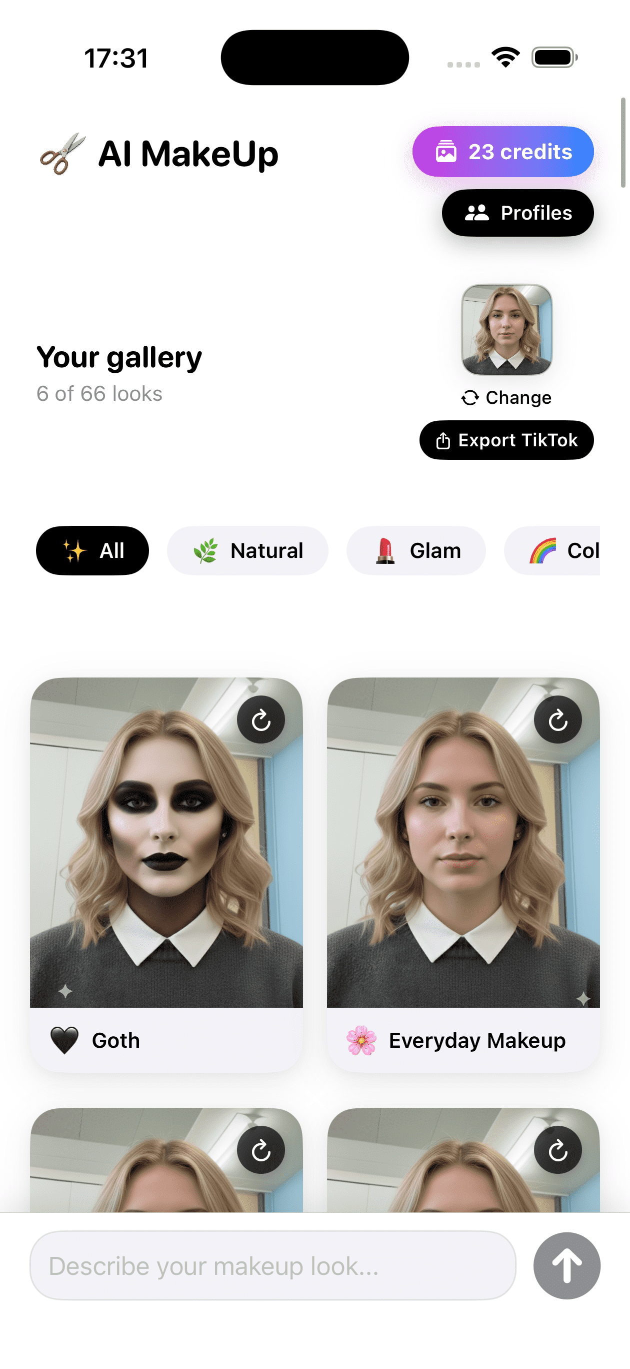 AI Makeup screenshot