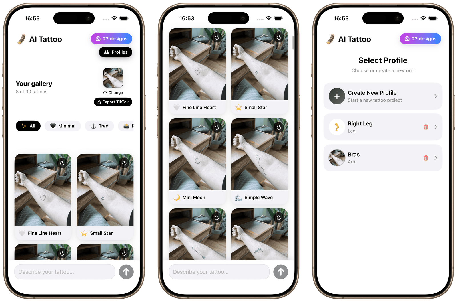 AI Tattoo screenshot
