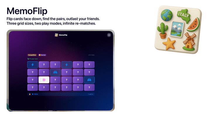 MemoFlip screenshot