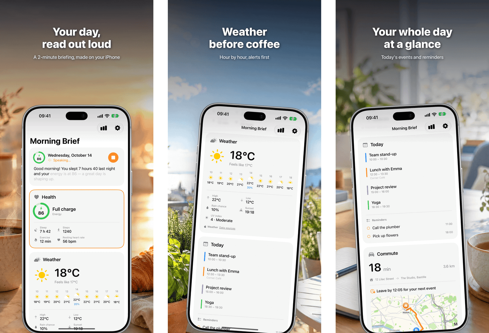 Morning Brief screenshot