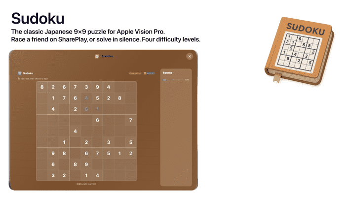 Sudoku screenshot